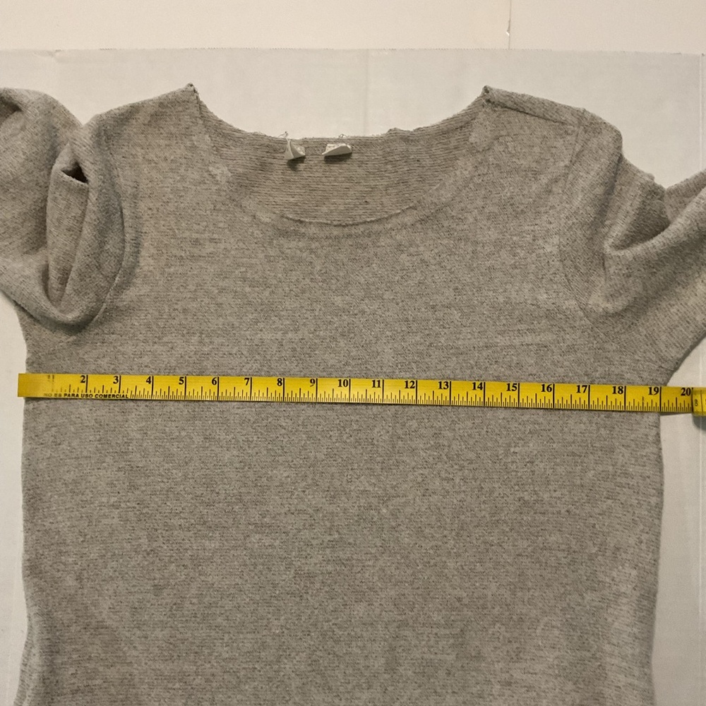 Moth Anthropologie Sweater Dress Midi Length‎ Heather Gray - Picture 4 of 8